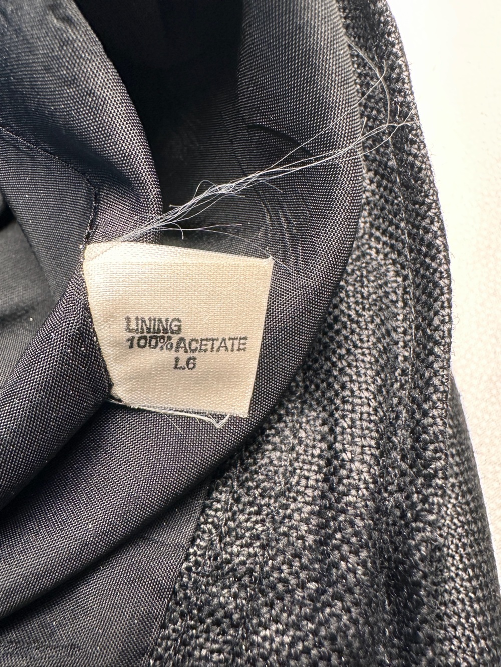 Vintage 1999 Aquascutum of London Black Linen Blend Pencil Skirt S:14 England - Picture 8 of 11